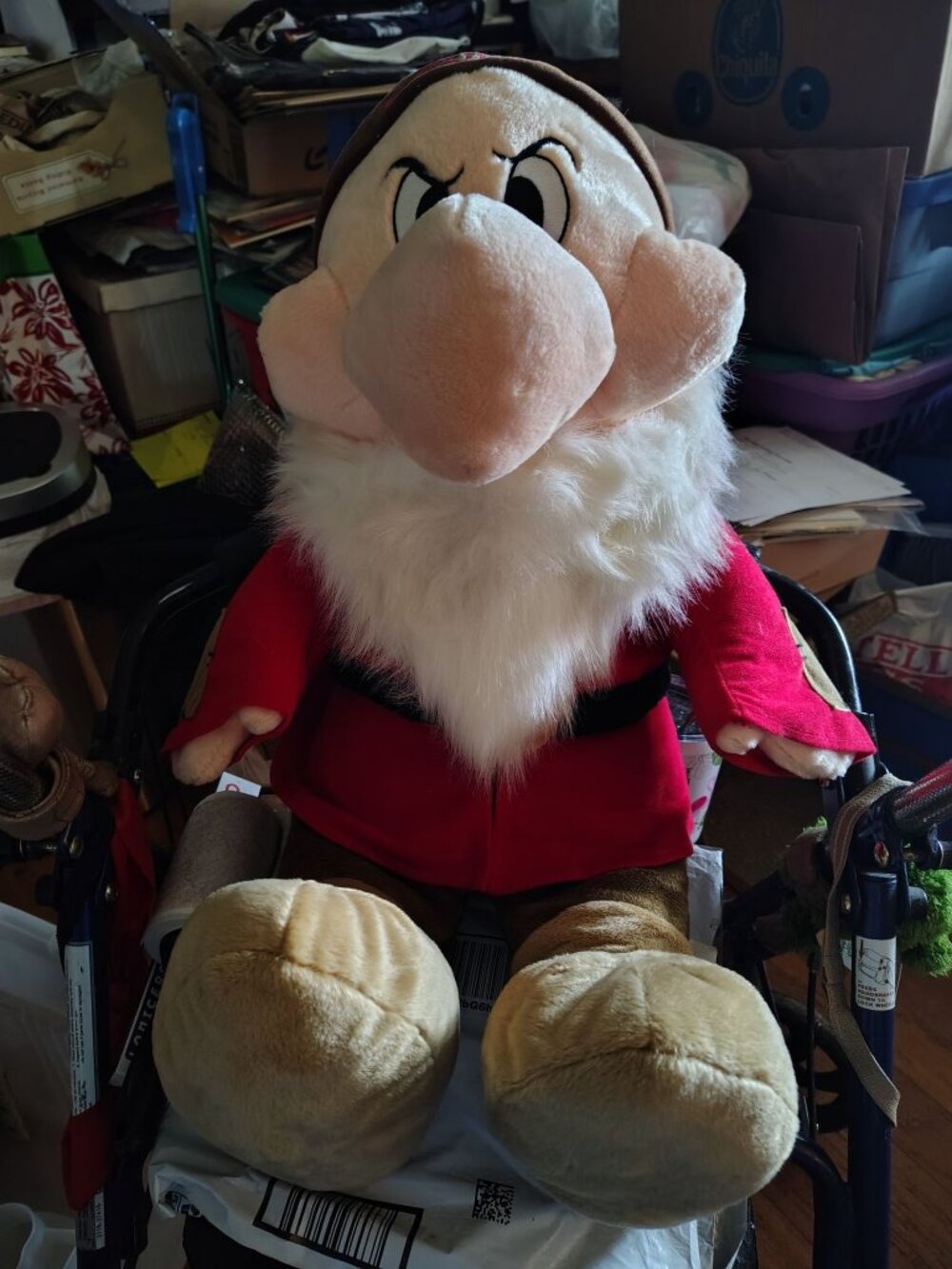 Disney Store Grumpy Plush Doll 25” Snow White Seven Dwarfs Large Collectible